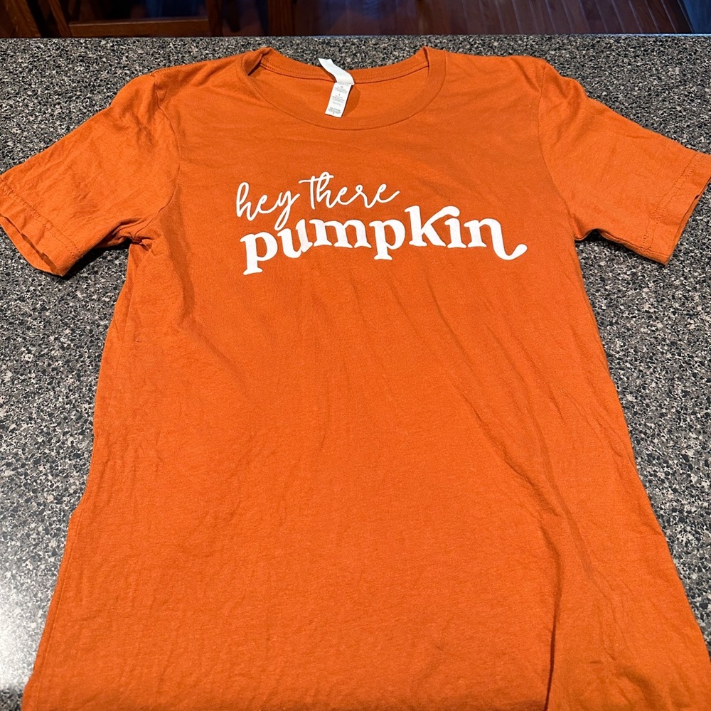 Orange 'Hey There Pumpkin' T-Shirt